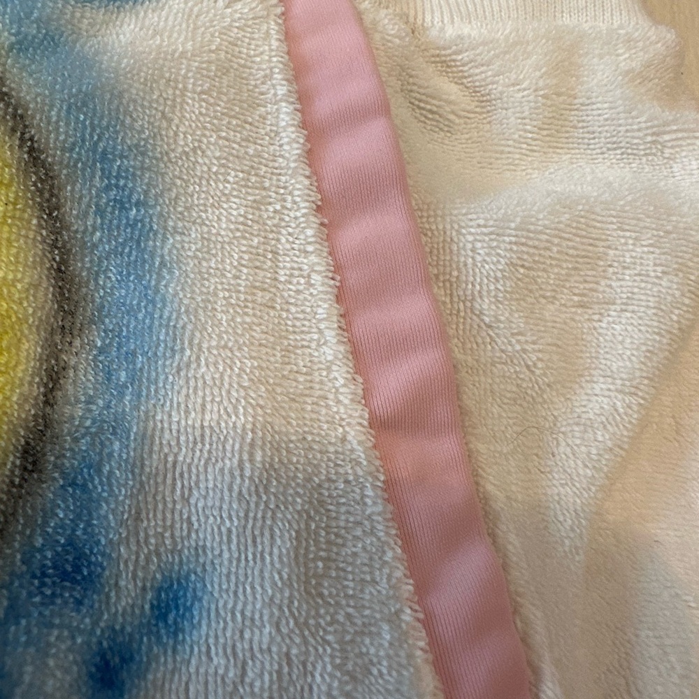 VINTAGE Custom Terry Toddler White Romper with Colorful Graphics - Picture 4 of 10